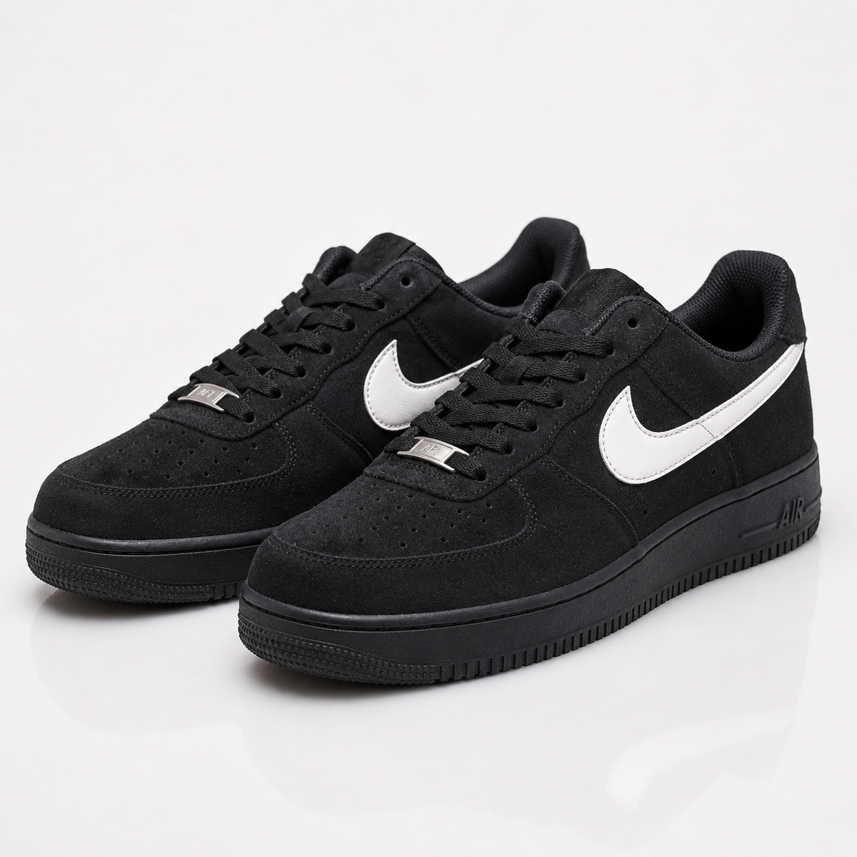 Nike Air Force 1 Black & White Classic Sneakers
