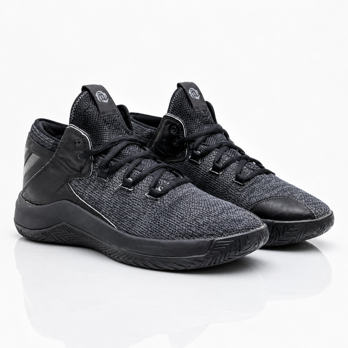 ShadowKnit™ Black Performance Sneakers
