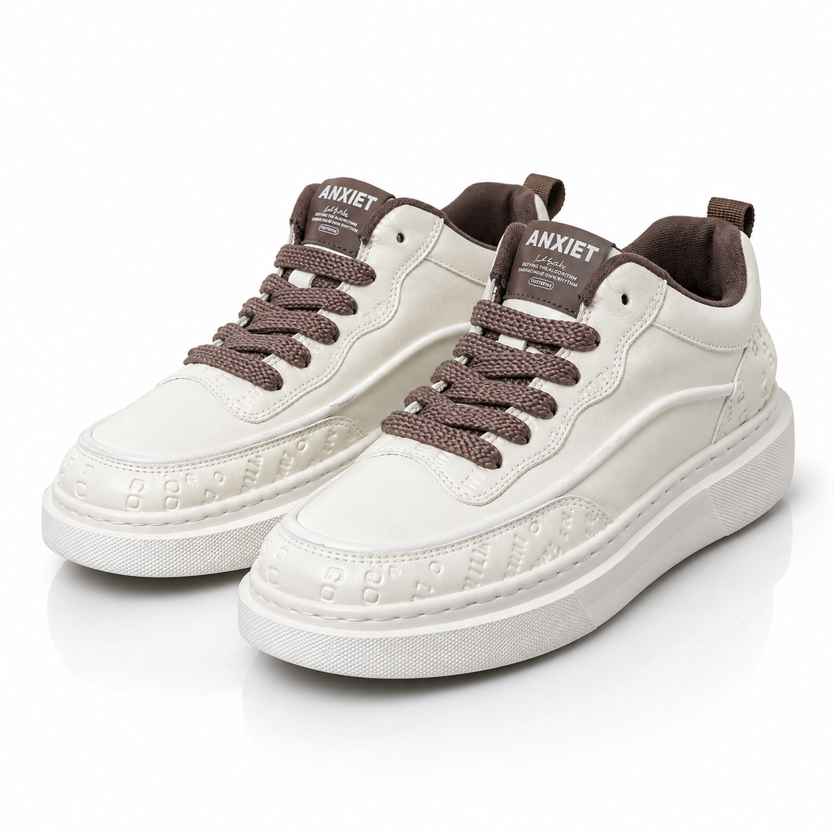 Anxiet™ Vintage Edition White Sneakers