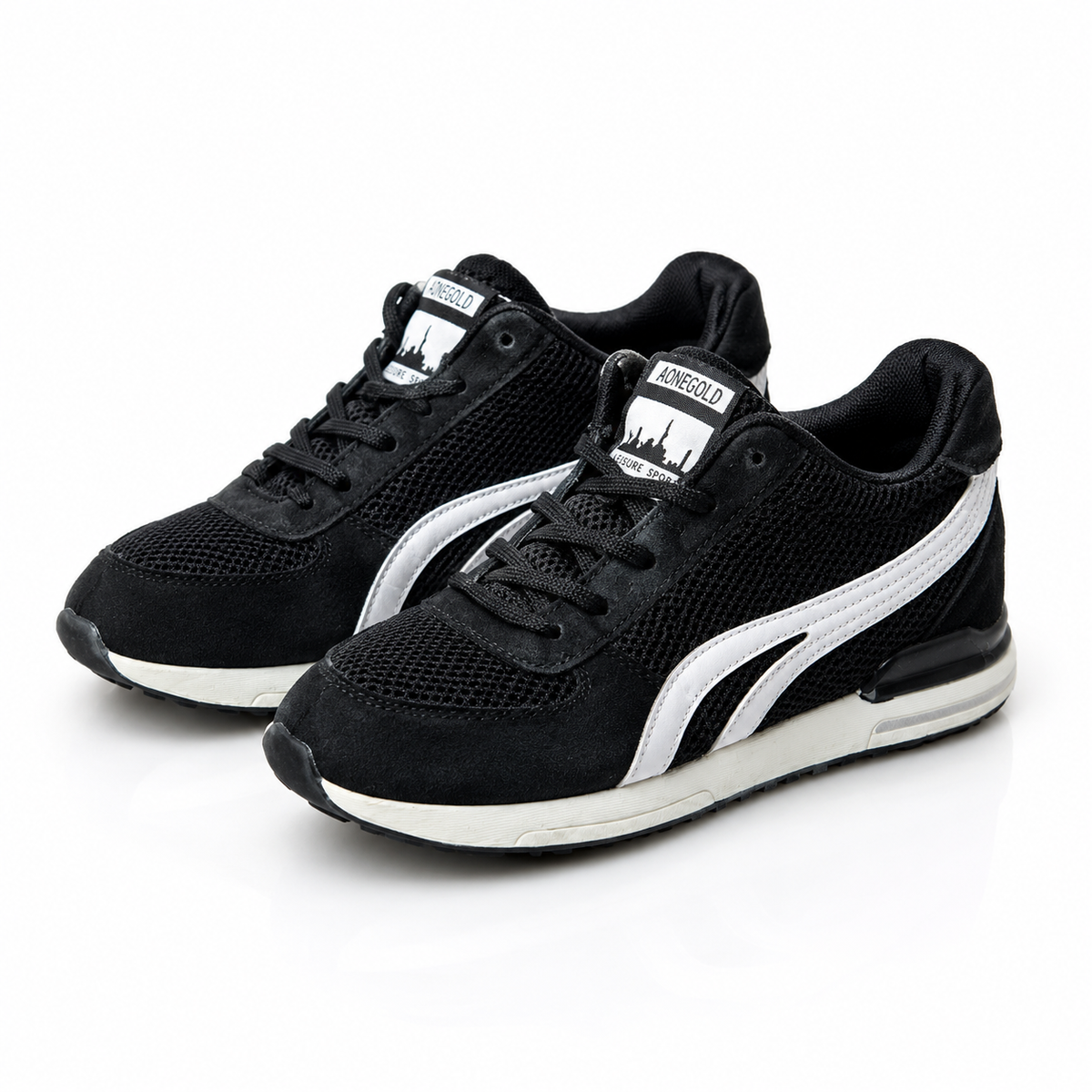 Diadora™ Classic Black White Sport Sneakers