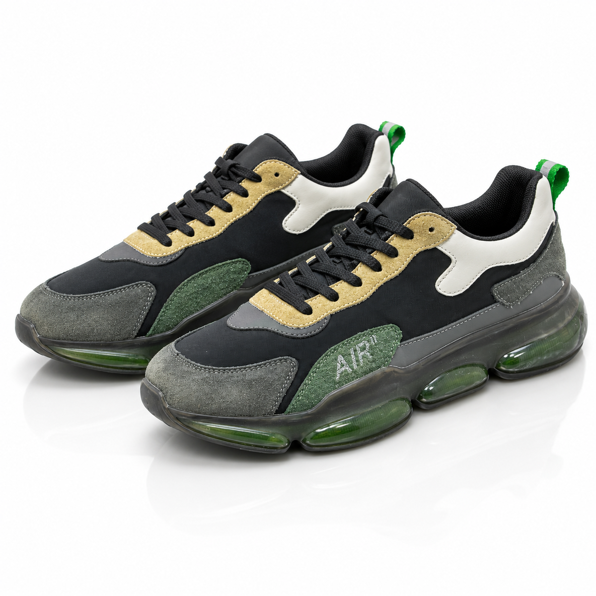 Air™ Street Edition Black Green Sneakers